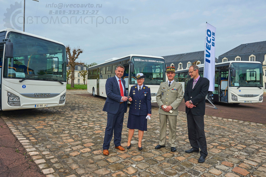 Iveco Bus поставила 153 автобуса Crossway для вооруженных сил Франции