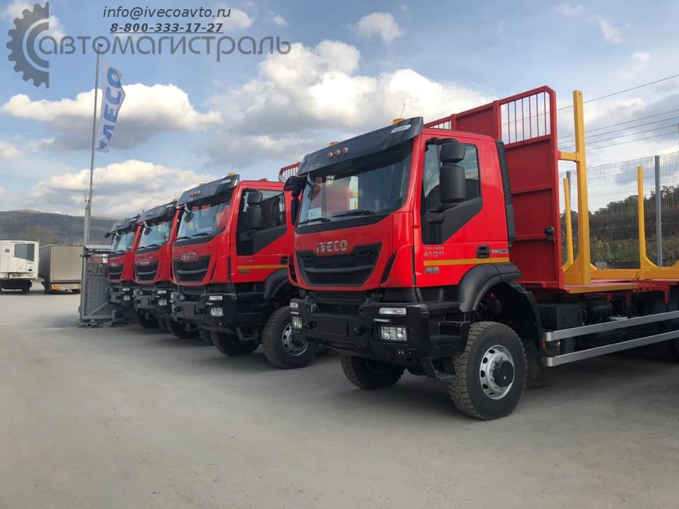 Будут вывозить лес сортиментовозы IVECO-AMT 6х6