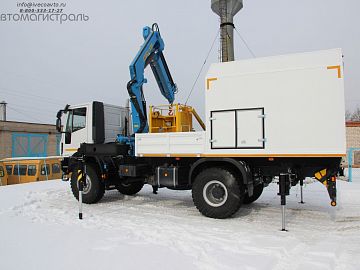Бортовая платформа с КМУ на шасси IVECO Eurocargo ML150E28