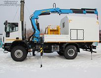 Бортовая платформа с КМУ на шасси IVECO Eurocargo ML150E28