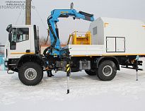 Бортовая платформа с КМУ на шасси IVECO Eurocargo ML150E28