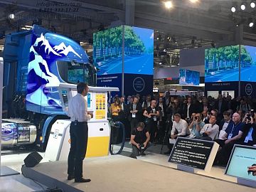 На выставке коммерческого транспорта IAA IVECO вошла в историю, полностью отказавшись от дизельных автомобилей на своем стенде